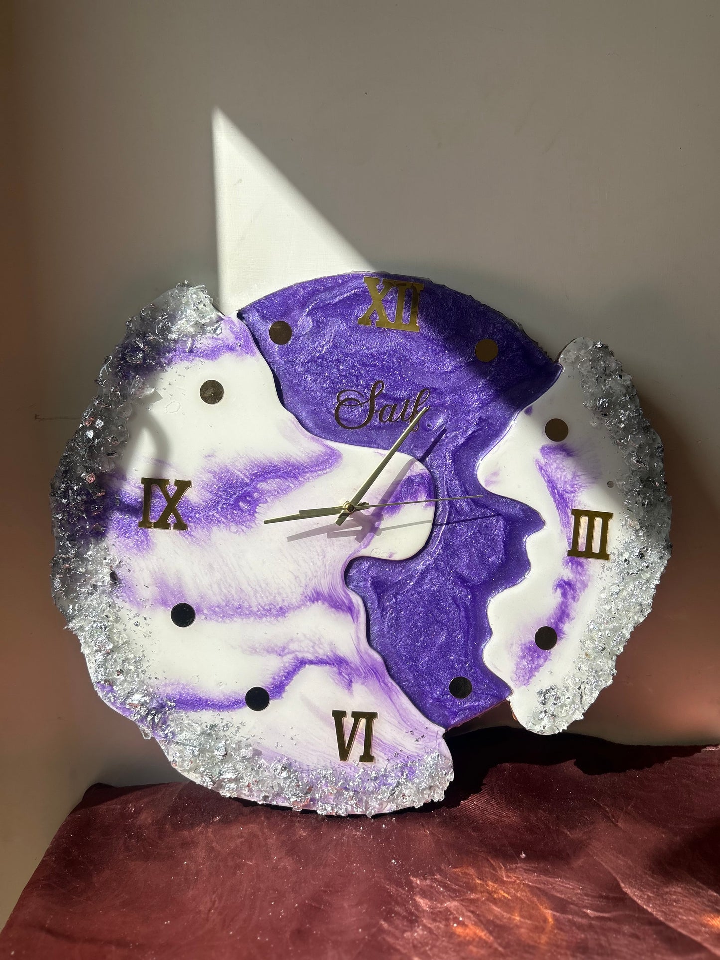 Twilight Slice Resin Clock β¨ππ