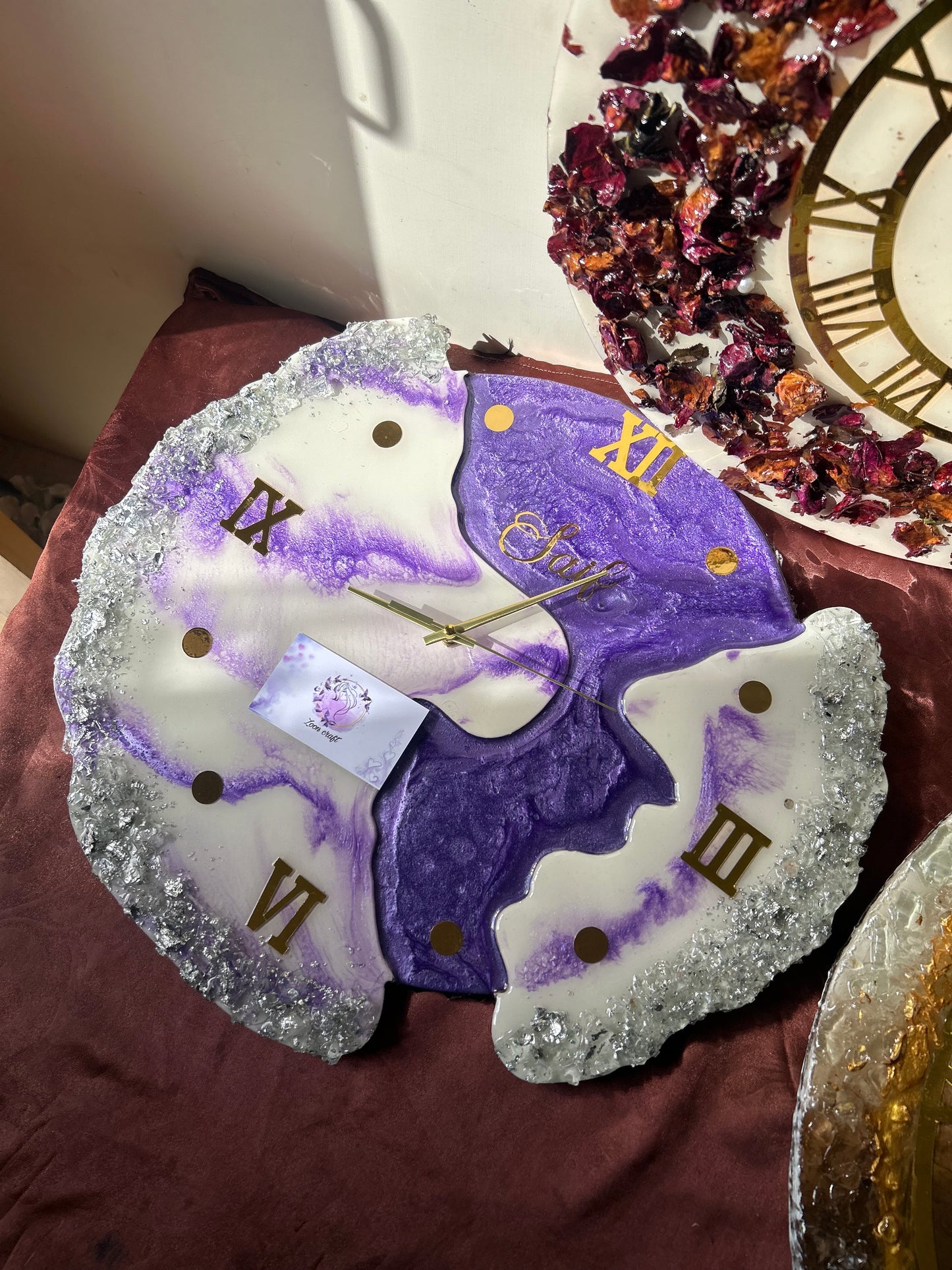 Twilight Slice Resin Clock β¨ππ