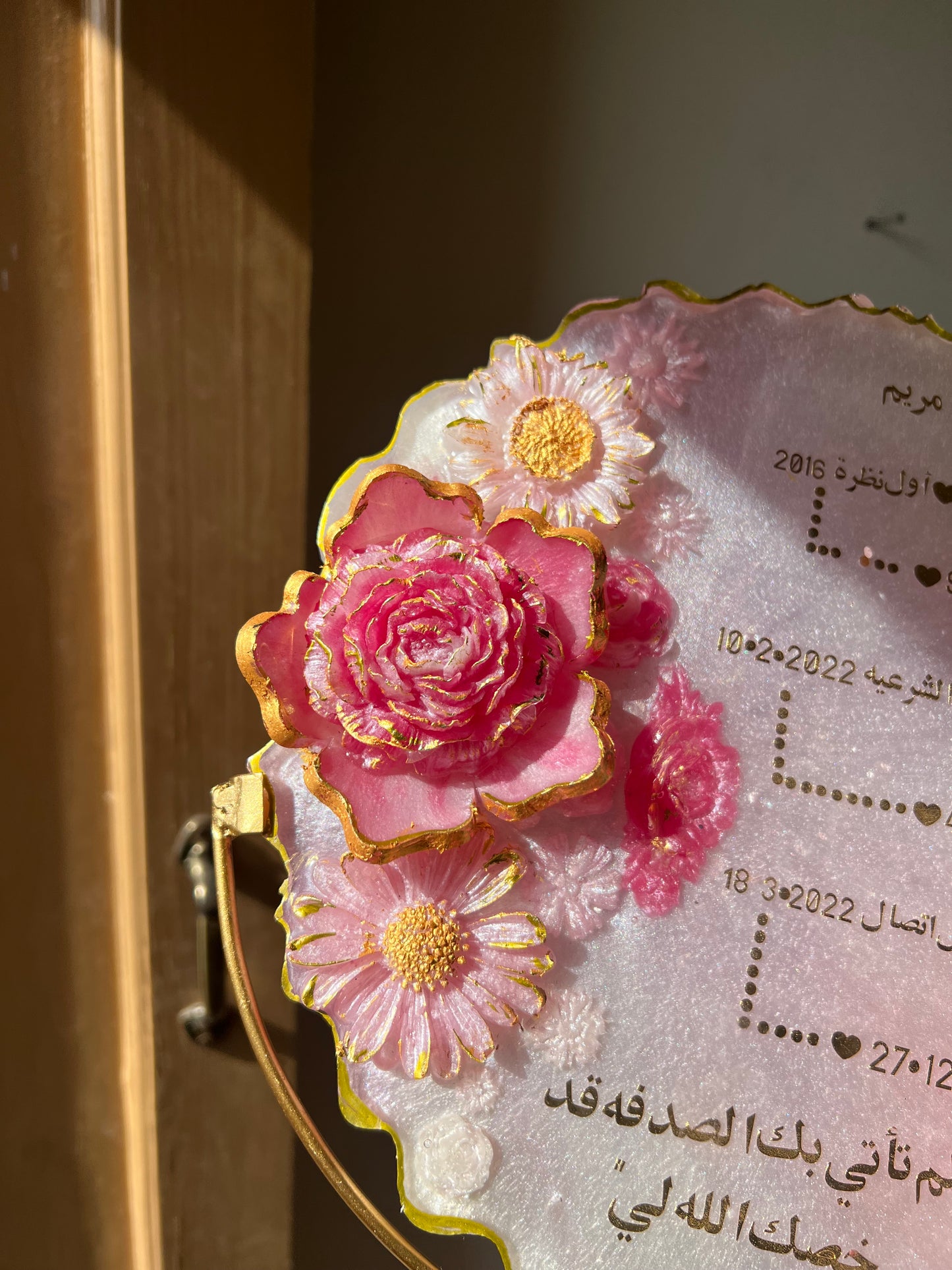 Floral grace✨🩷10 inch Tray/frame | Eternal Memory🥀