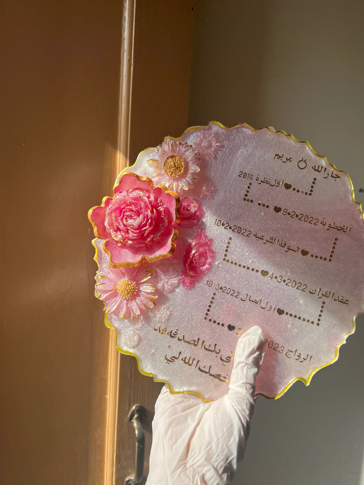 Floral grace✨🩷10 inch Tray/frame | Eternal Memory🥀