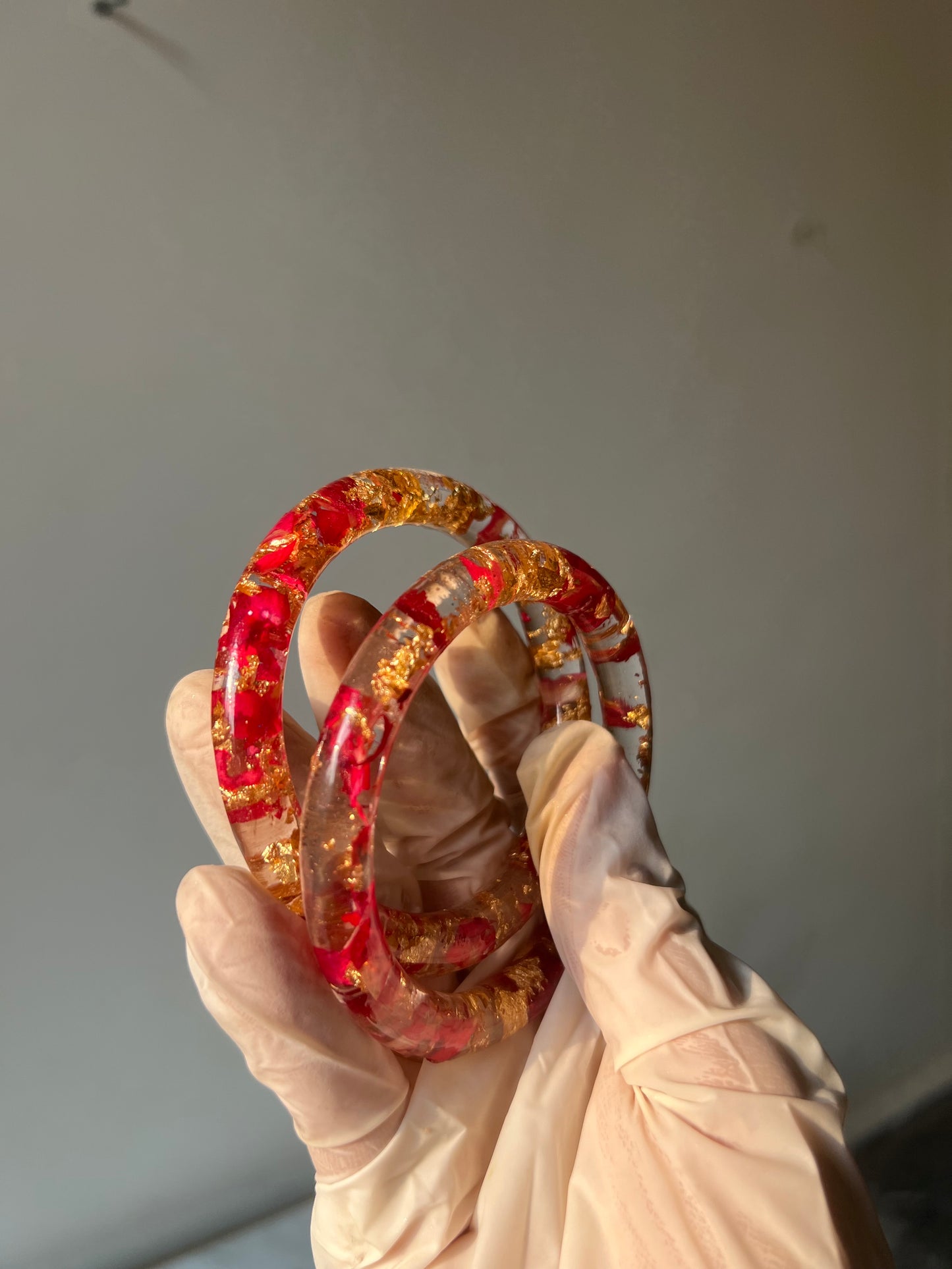 Imported Rose bangles pair🌹