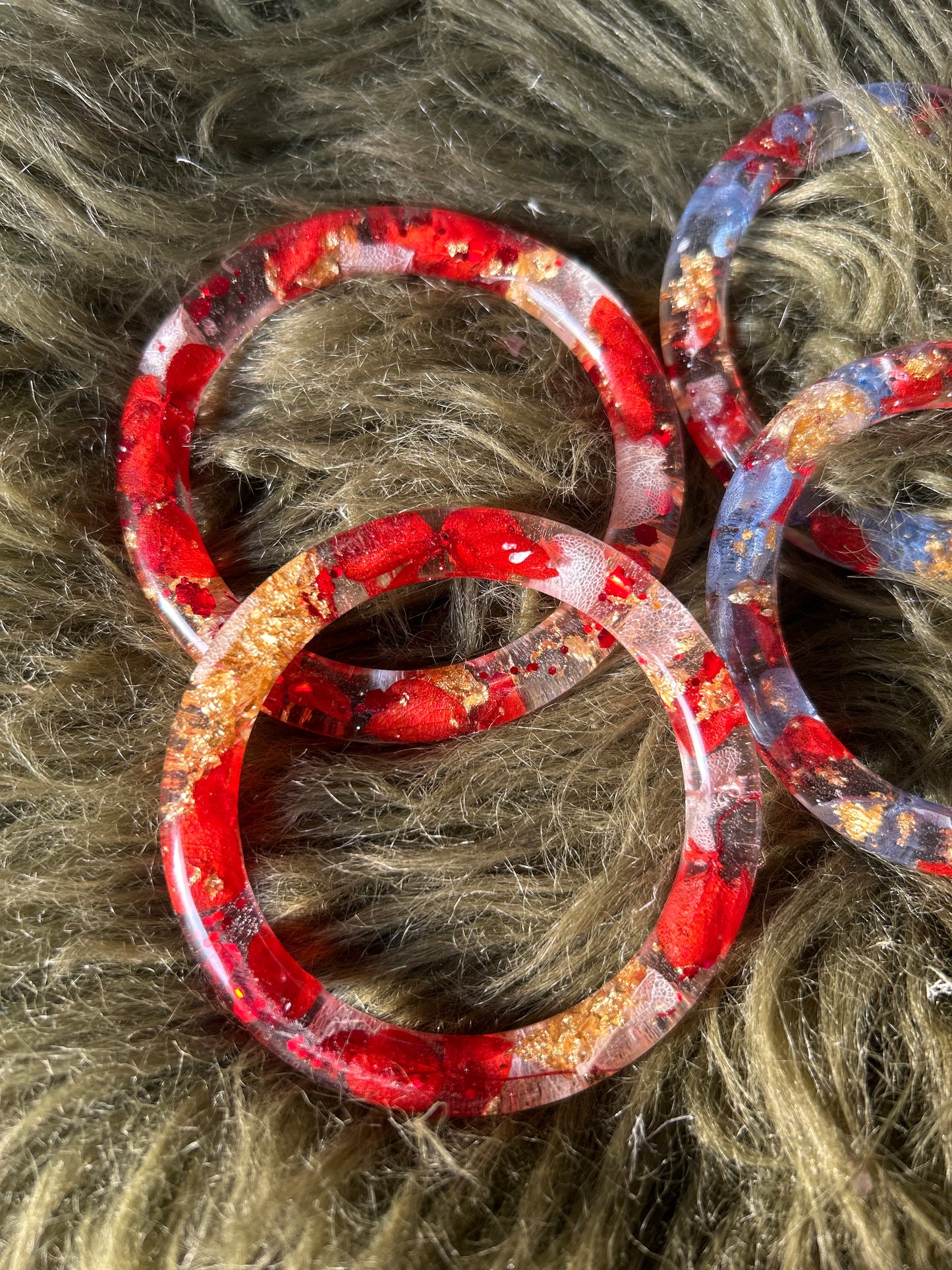 Hexa Rose πΉ & Heart Bloom Set β¨π«Άπ» - Resin set ( jhumkas , pendent, ring & bangels ) πβ₯οΈπͺ·