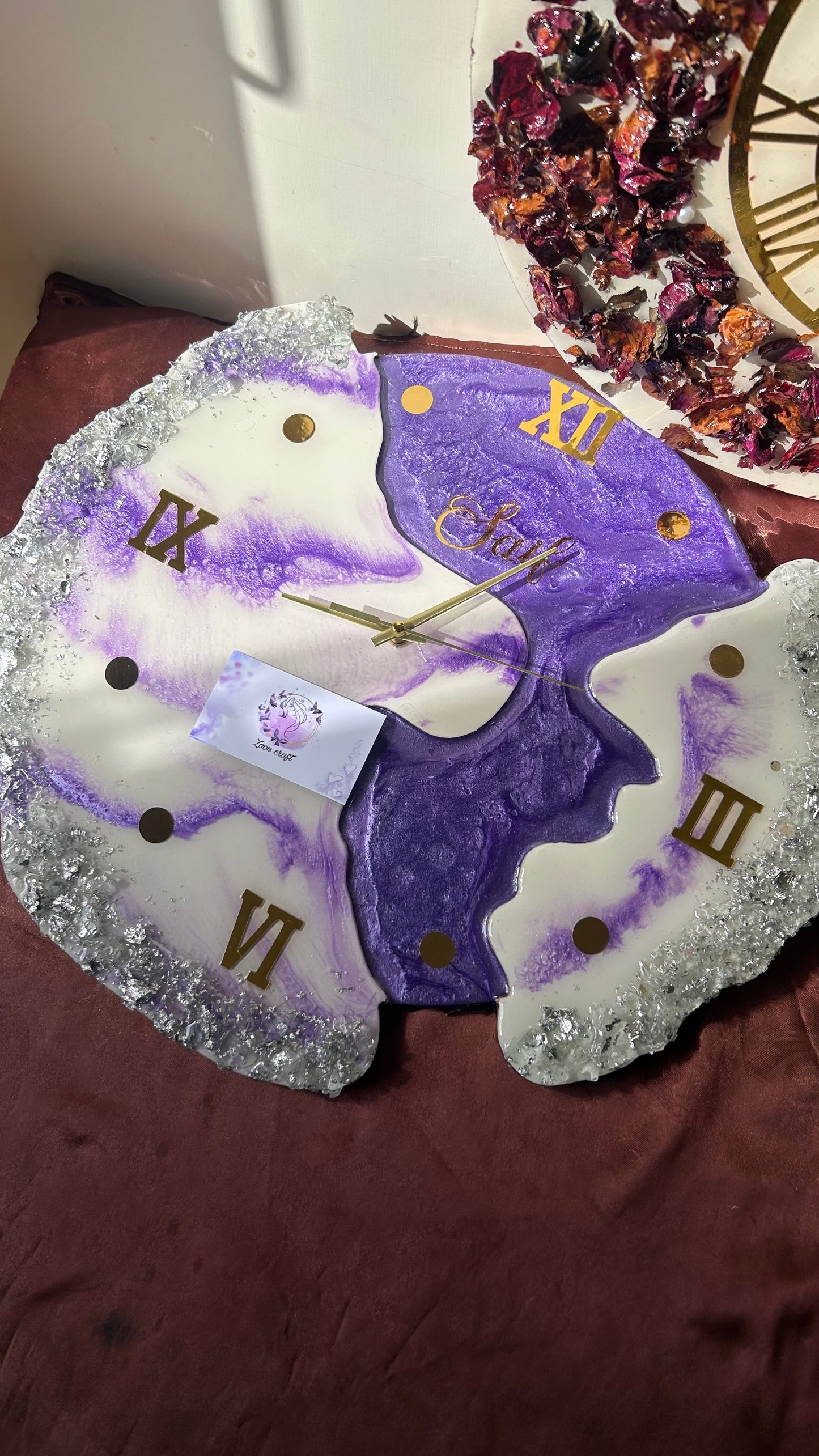 Twilight Slice Resin Clock β¨ππ