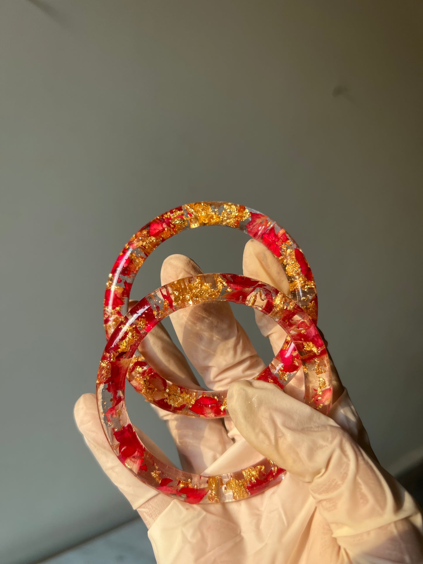 Imported Rose bangles pair🌹