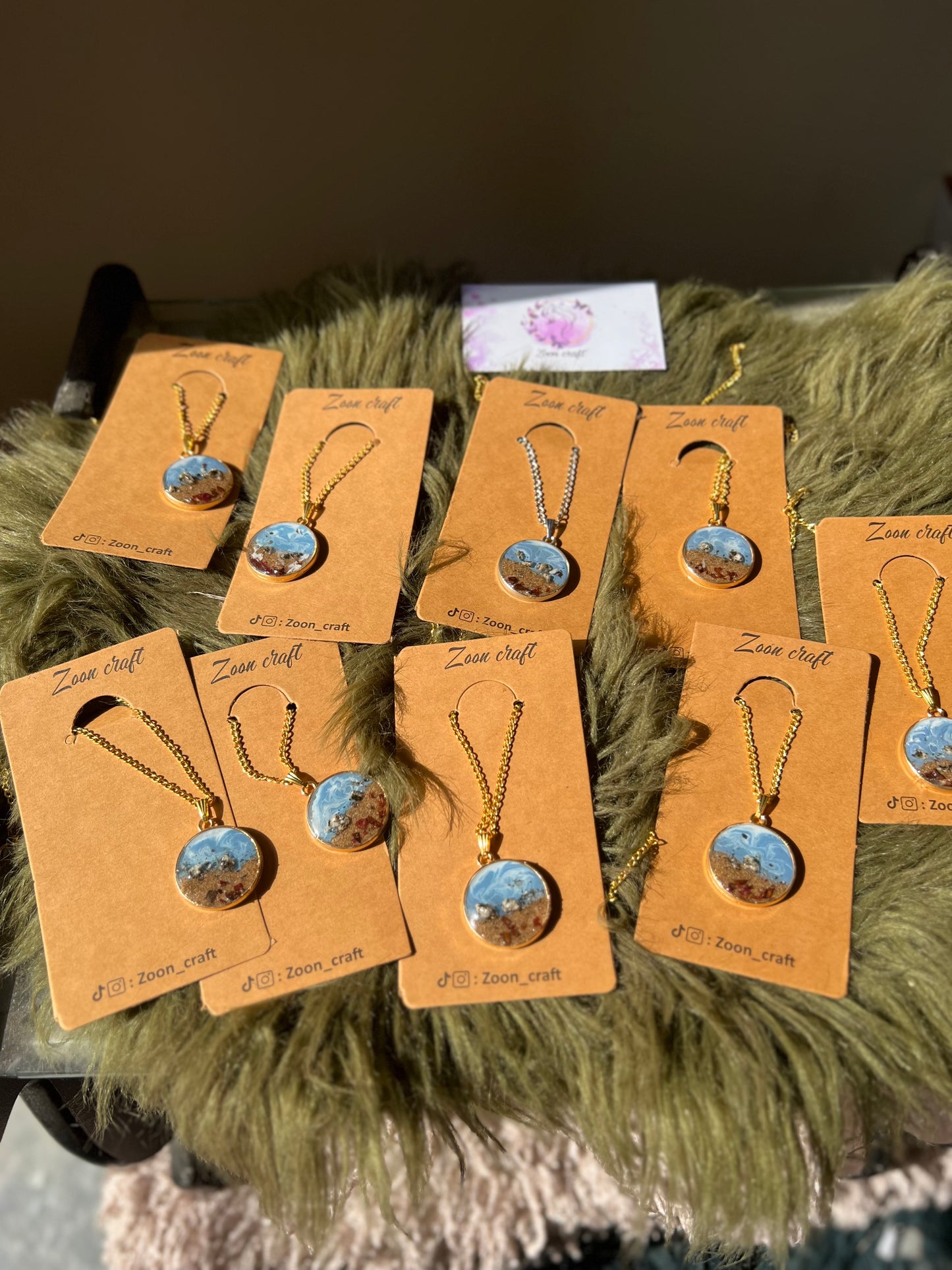 Sea theme pendants✨🦋🩵