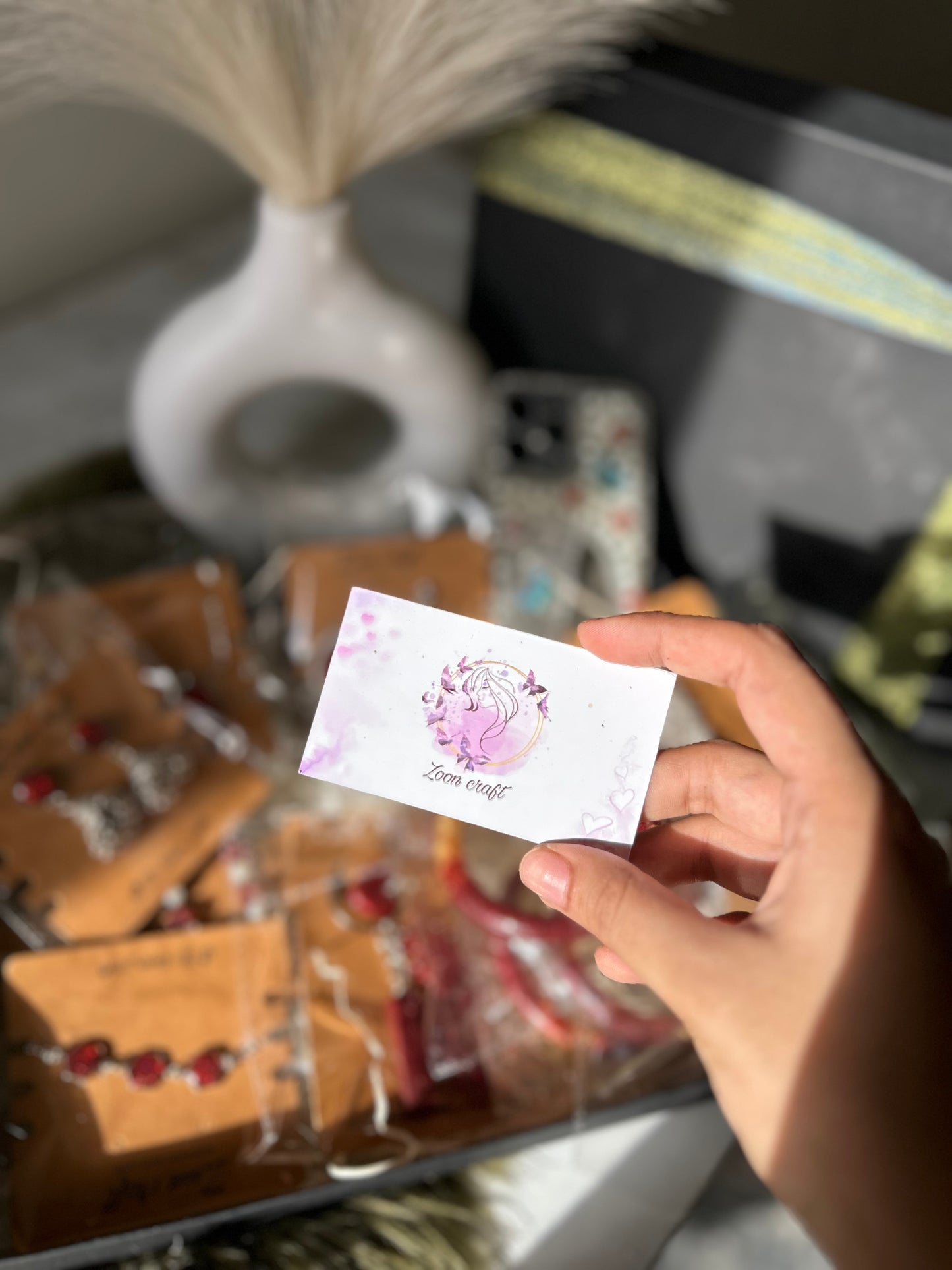 Rose Reverie Gift box 🫶🏻🌹- Resin jewelry ( jhumkas , ring , earrings, pendent , payal , keychain , hair pins , phone cover , bracelet, bangels ) ✨🫶🏻