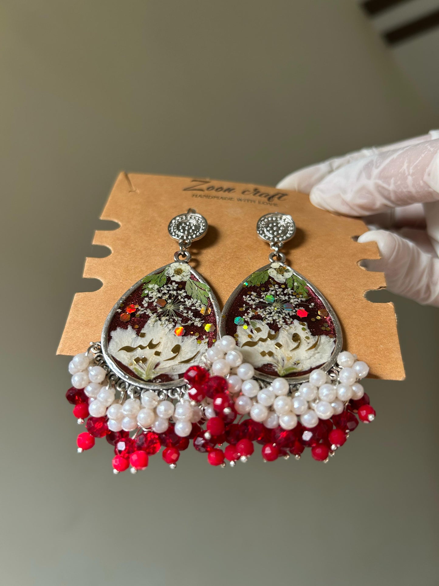 Zarie β¨π¦- Drop shape Resin jhumkas π«Άπ»