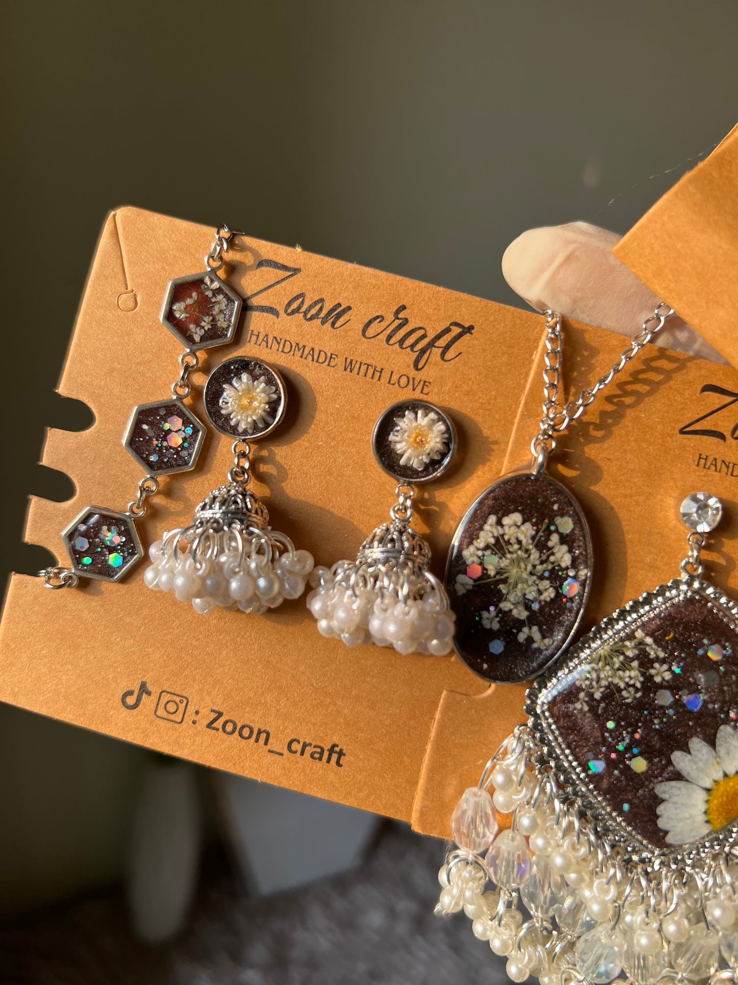 Keepsake jewellery set✨🧡|Earrings,pendant,breclet,Ring & Mini jhumki❤️