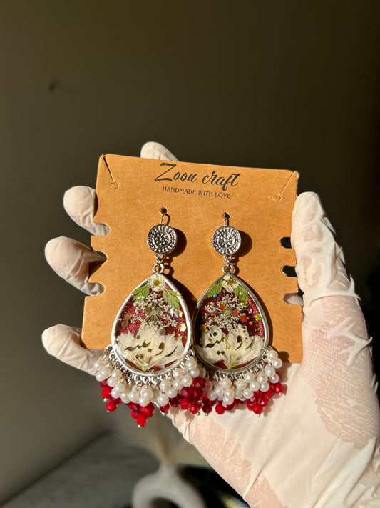 Zarie ✨🦋- Drop shape Resin jhumkas 🫶🏻
