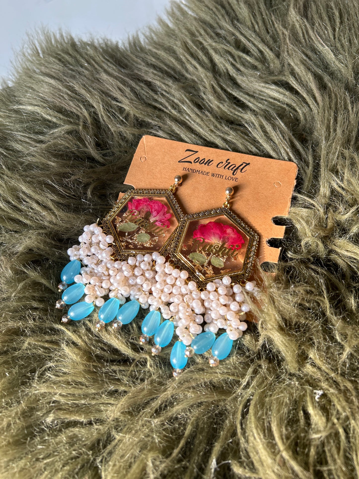 Hexa Rose 🌹 & Heart Bloom Set ✨🫶🏻 - Resin set ( jhumkas , pendent, ring & bangels ) 🎀♥️🪷