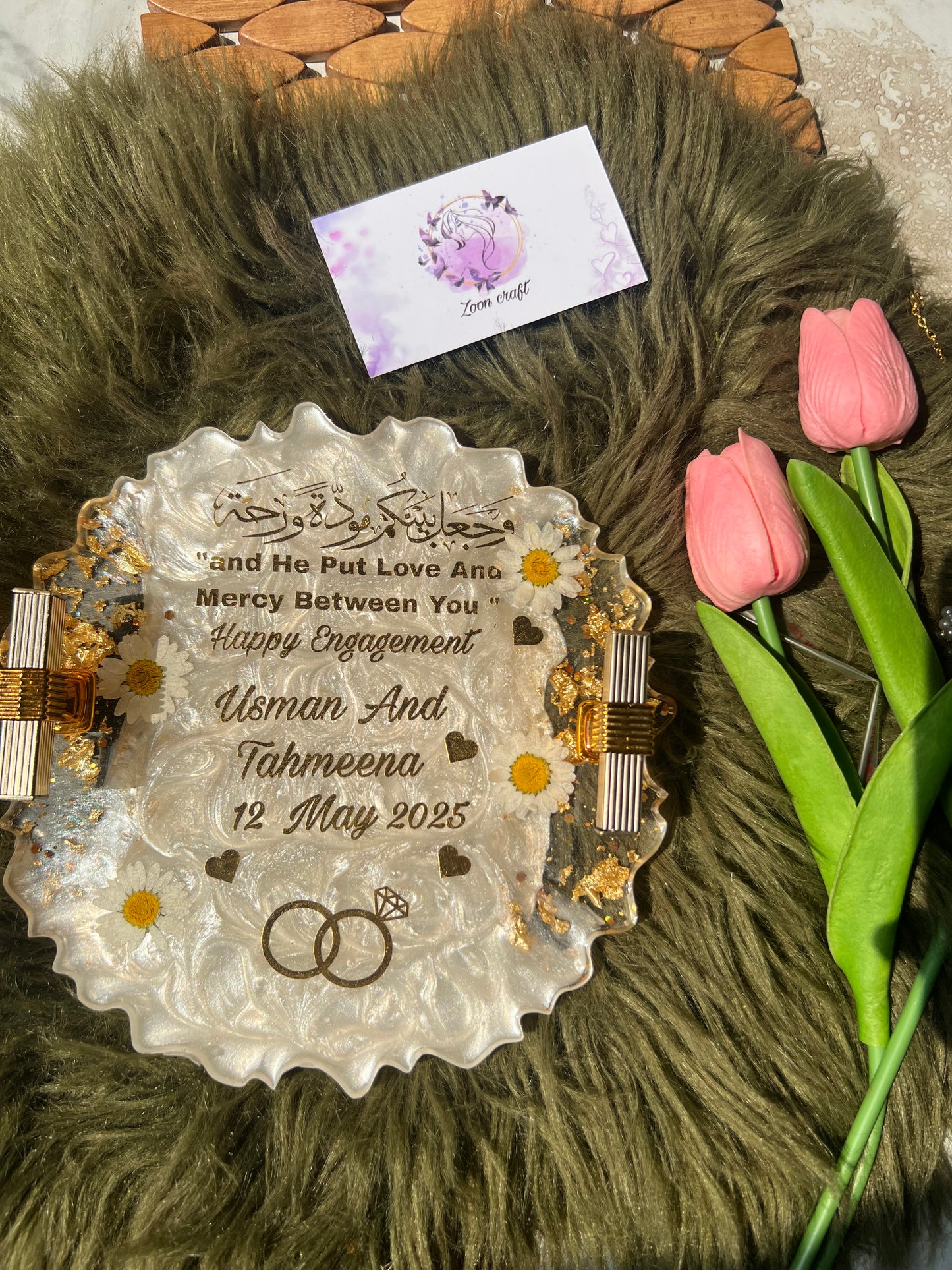 The Yes Tray✨🫶🏻 - Resin engagement tray🥹
