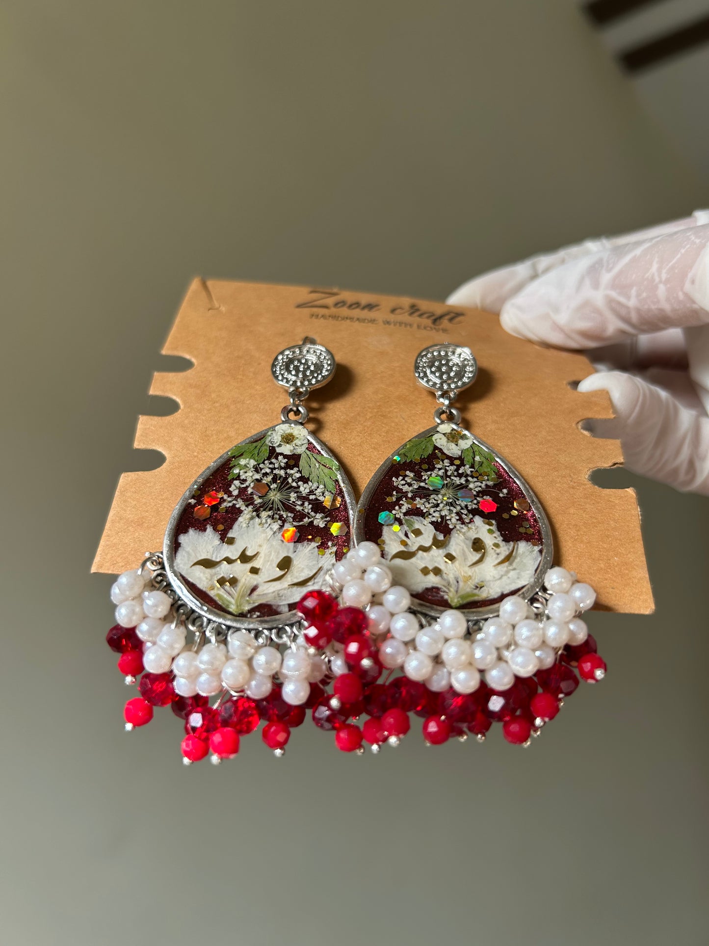 Zarie ✨🦋- Drop shape Resin jhumkas 🫶🏻