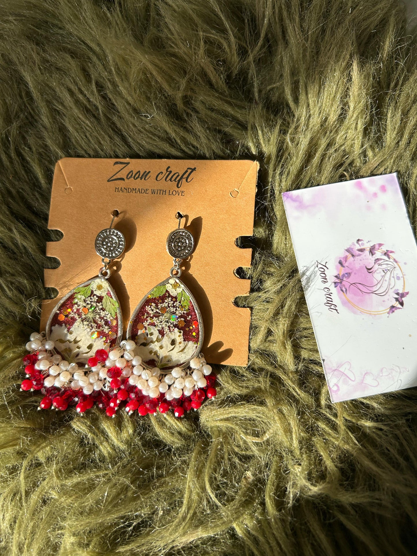 Zarie ✨🦋- Drop shape Resin jhumkas 🫶🏻