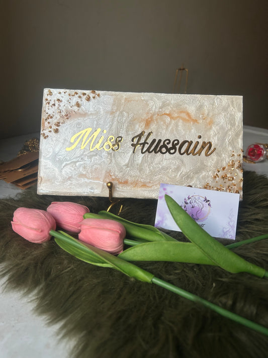 Personalized Table Nameplate ✨🖋️