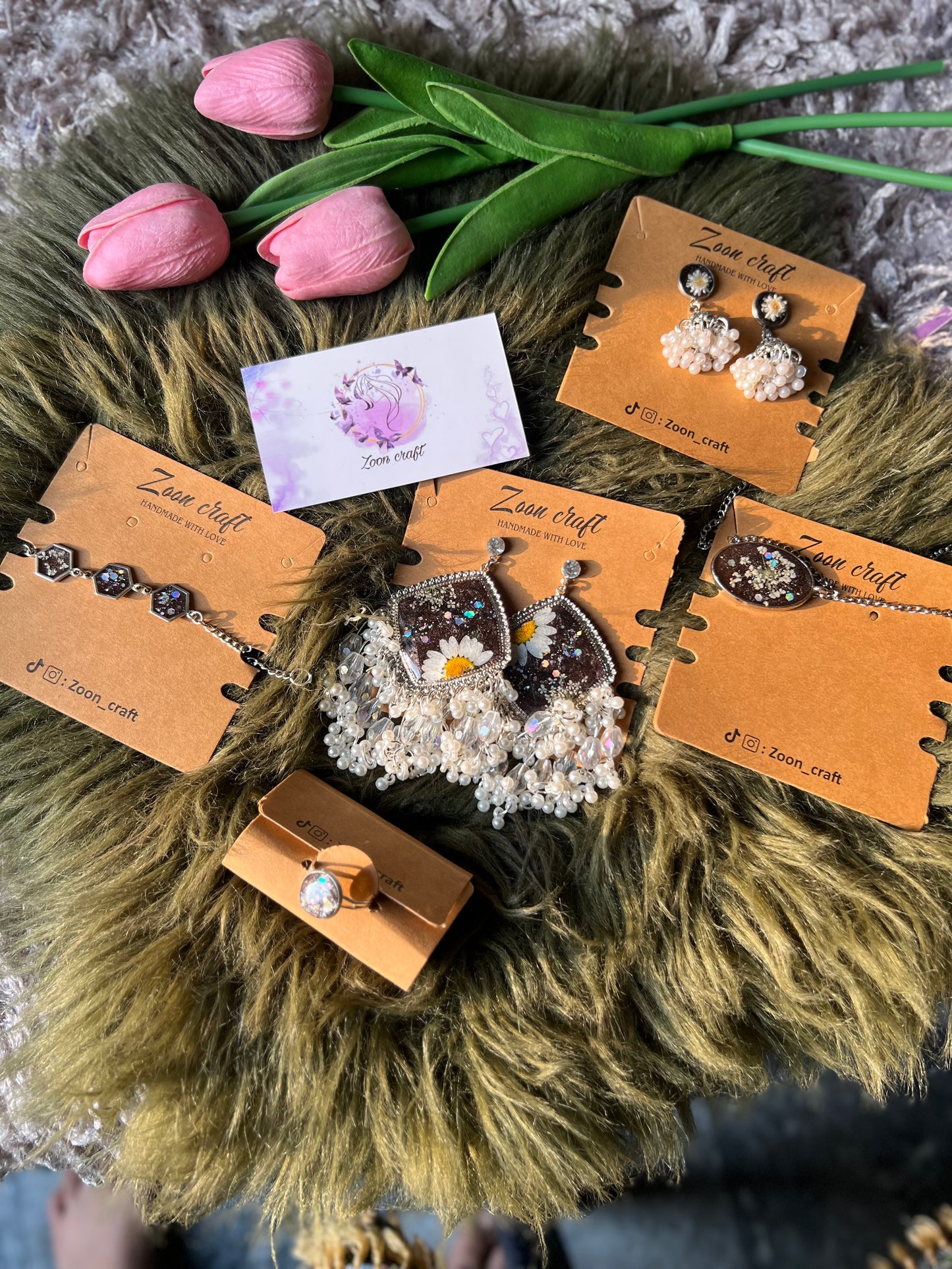 Keepsake jewellery set✨🧡|Earrings,pendant,breclet,Ring & Mini jhumki❤️