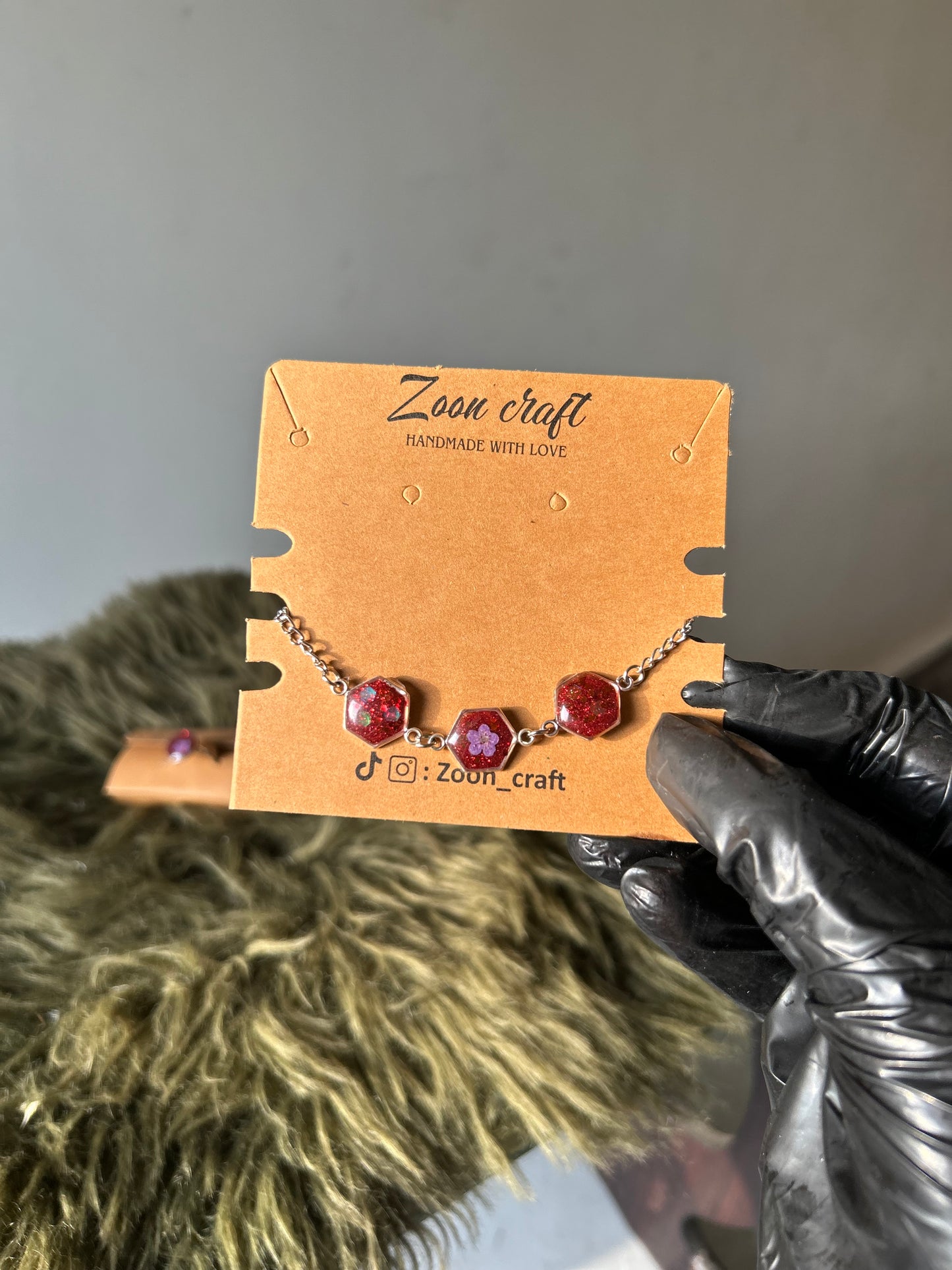Dreamdrop Box 🎁 - Resin jewelry set ( small jhumkas , 3 bezel bracelet, ring & pendent ) 🌹🫶🏻 & chocolates 🍫