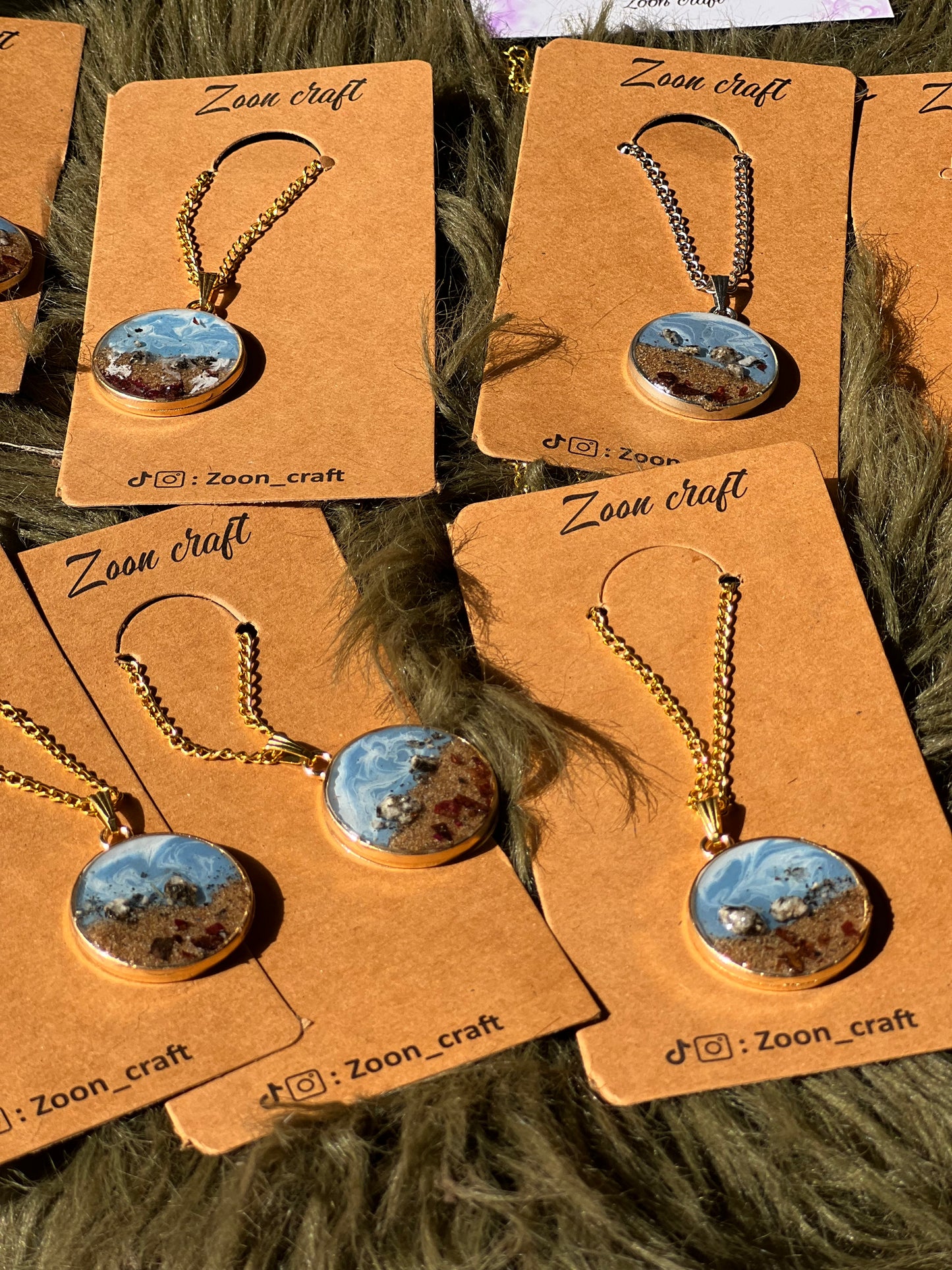 Sea theme pendants✨🦋🩵