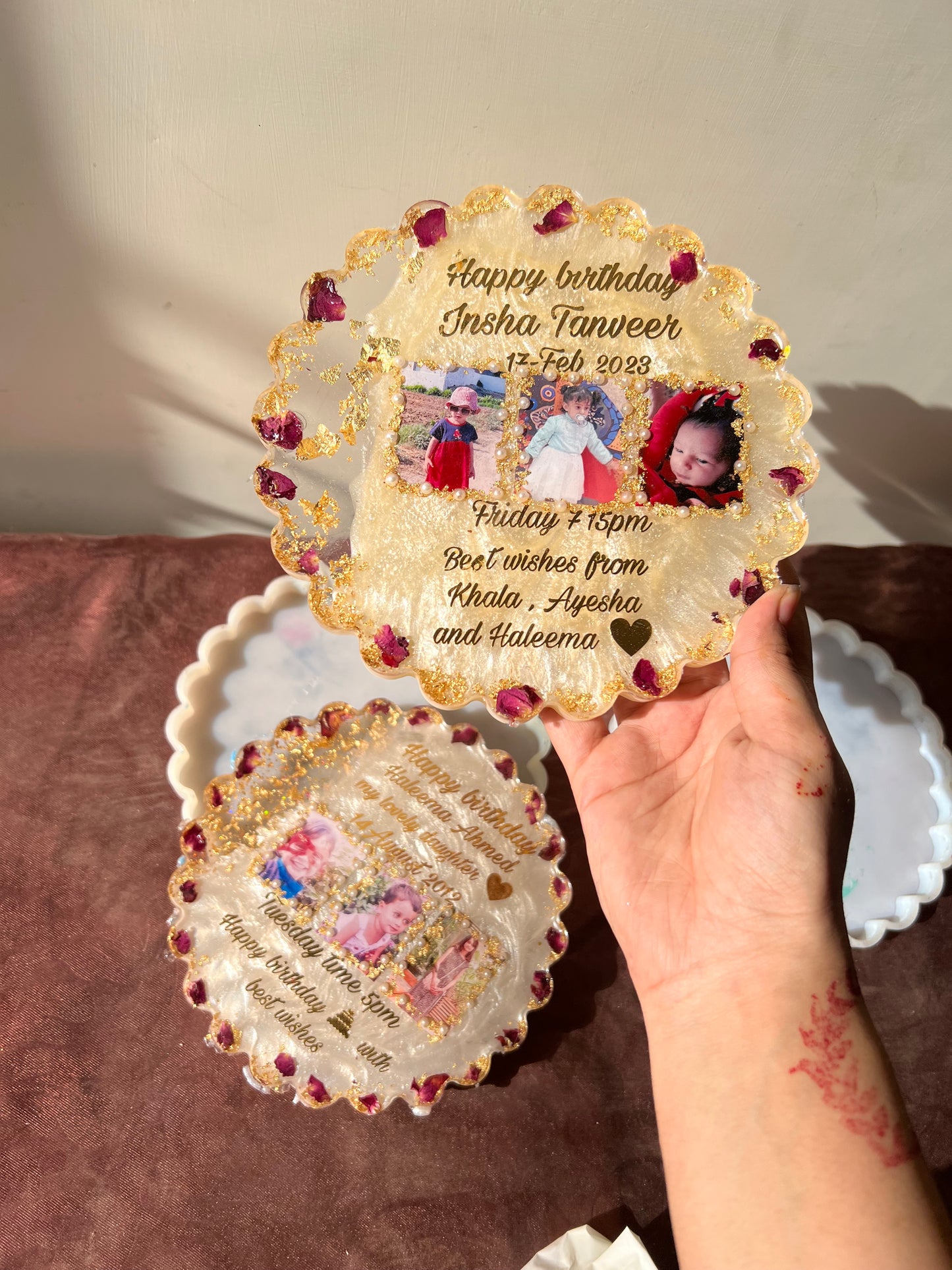 Wishing Bloom✨🦋Resin tray/Frame