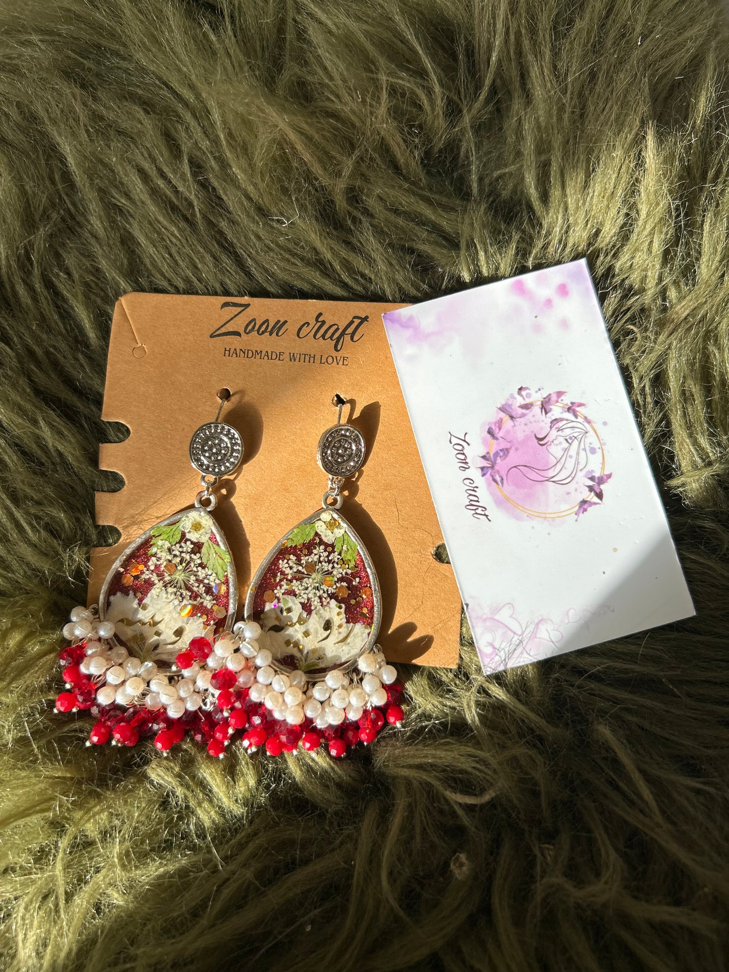 Zarie ✨🦋- Drop shape Resin jhumkas 🫶🏻