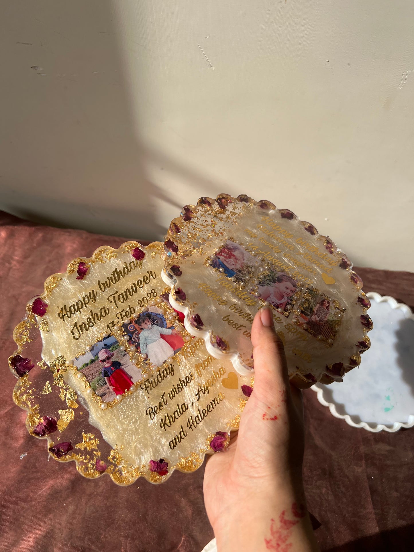 Wishing Bloom✨🦋Resin tray/Frame