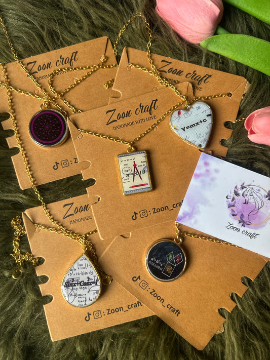 Geek Chic Pendants – For the Brainy Beauties 🧠✨📐
