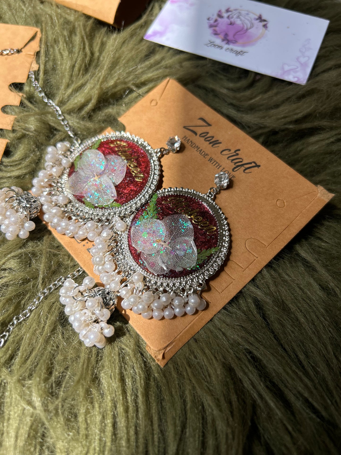 Blood Moon set 🌙✨❤️Earrings,pendant,Ring& Breclet✨🥀