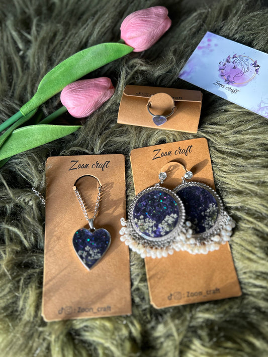 Purple black 3 peice set💜✨🖤