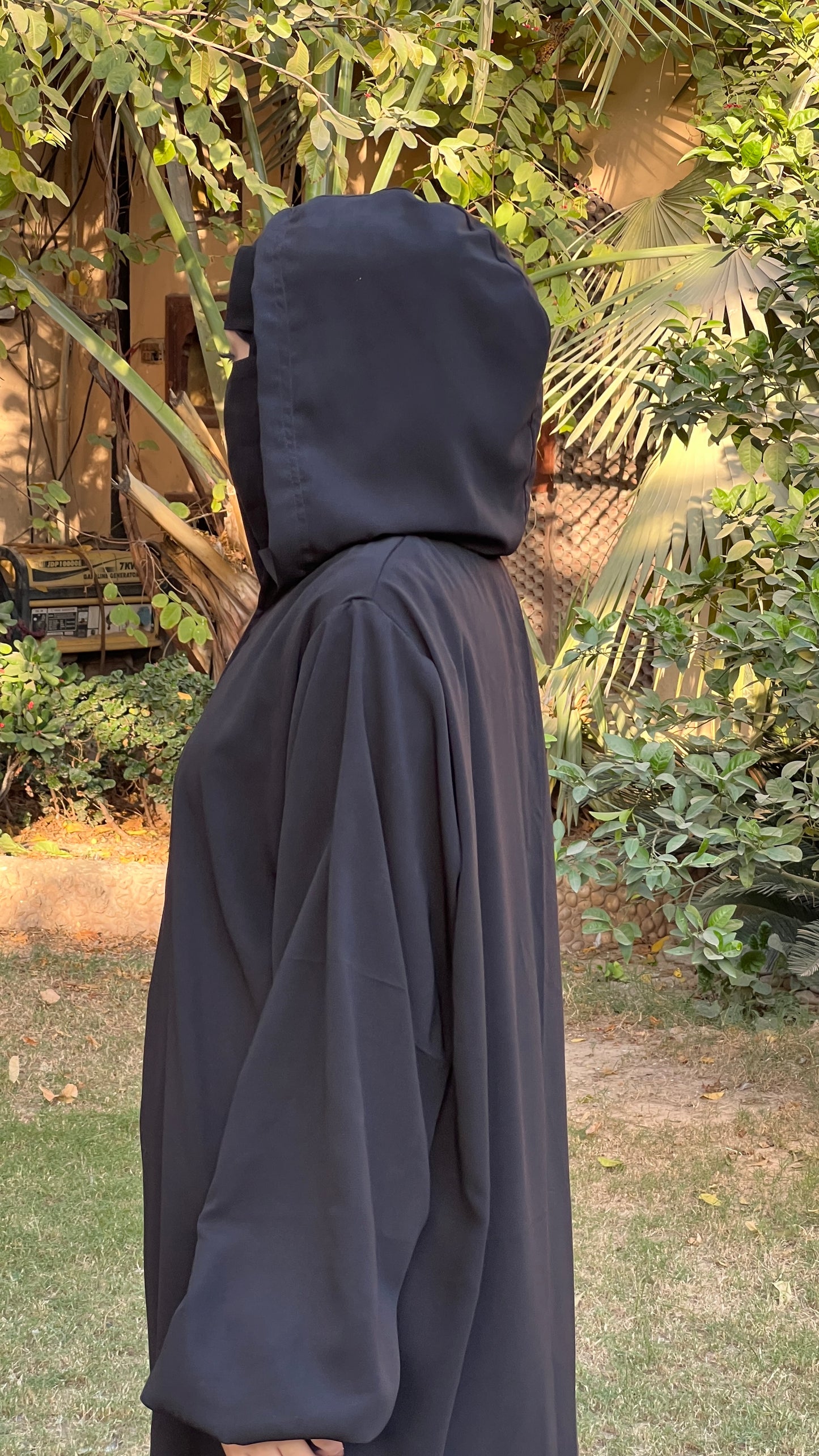 Bikira 🖤 the biker abaya set -hoodie & pocketed trouser🖤