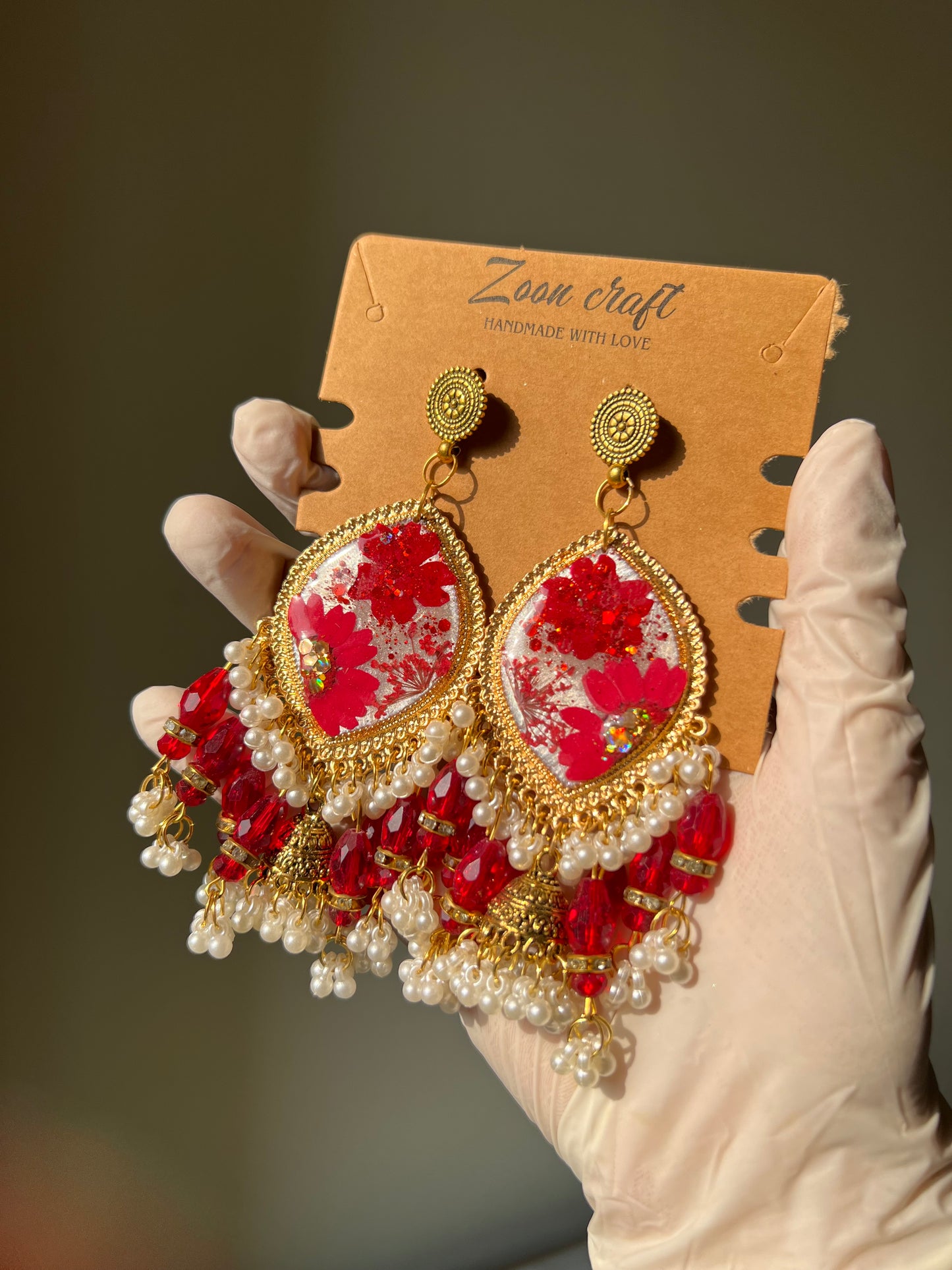 Zeenat-e-Ghulab✨❤️|jewellery set | Earrings, Chokker, breclet & Ring