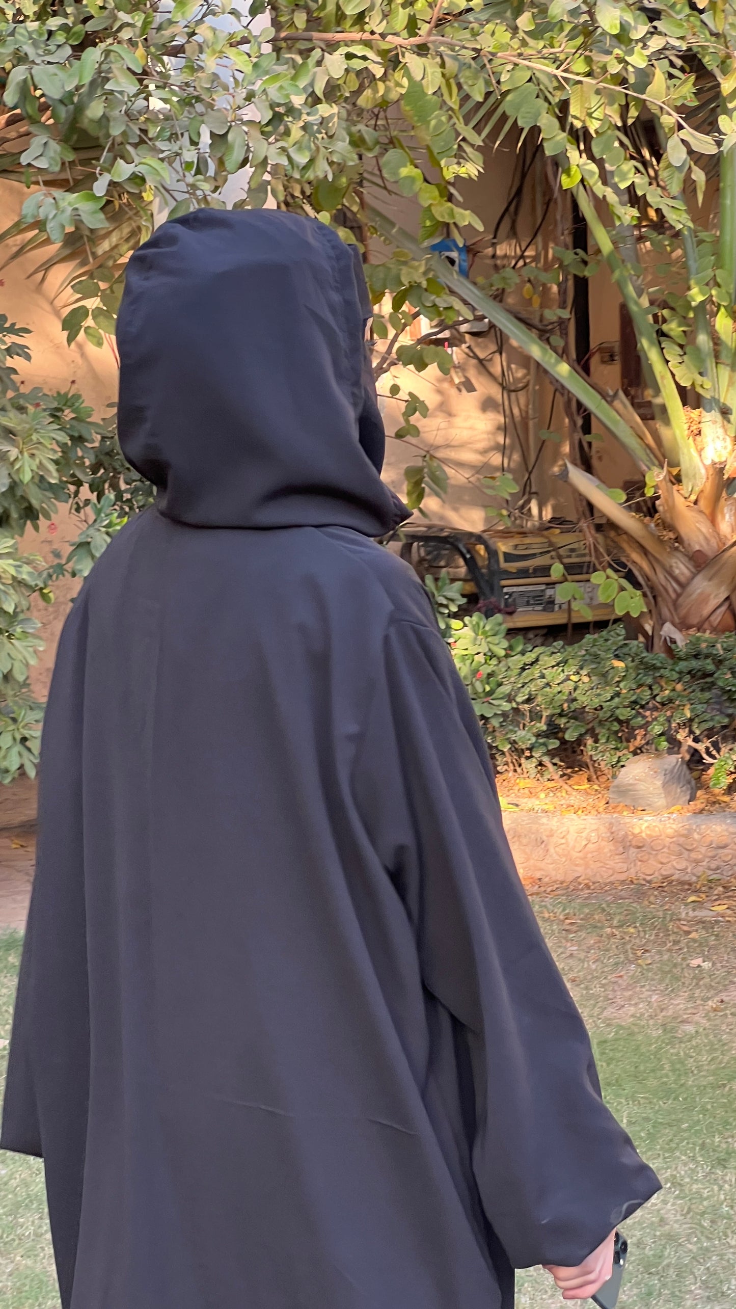 Bikira 🖤 the biker abaya set -hoodie & pocketed trouser🖤