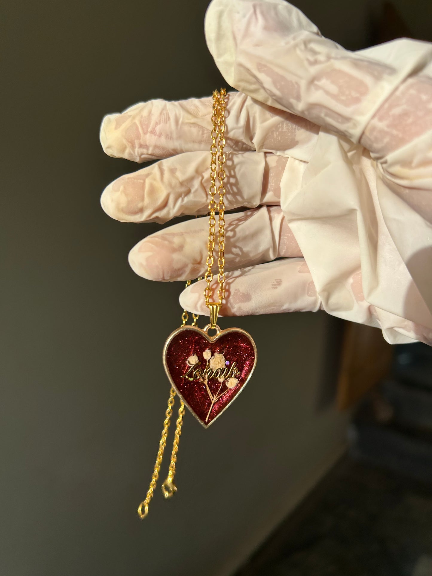 Ruby Ritual ❤️‍🔥 - Resin bloody set ❣️( earrings & a pendant) ✨🫶🏻