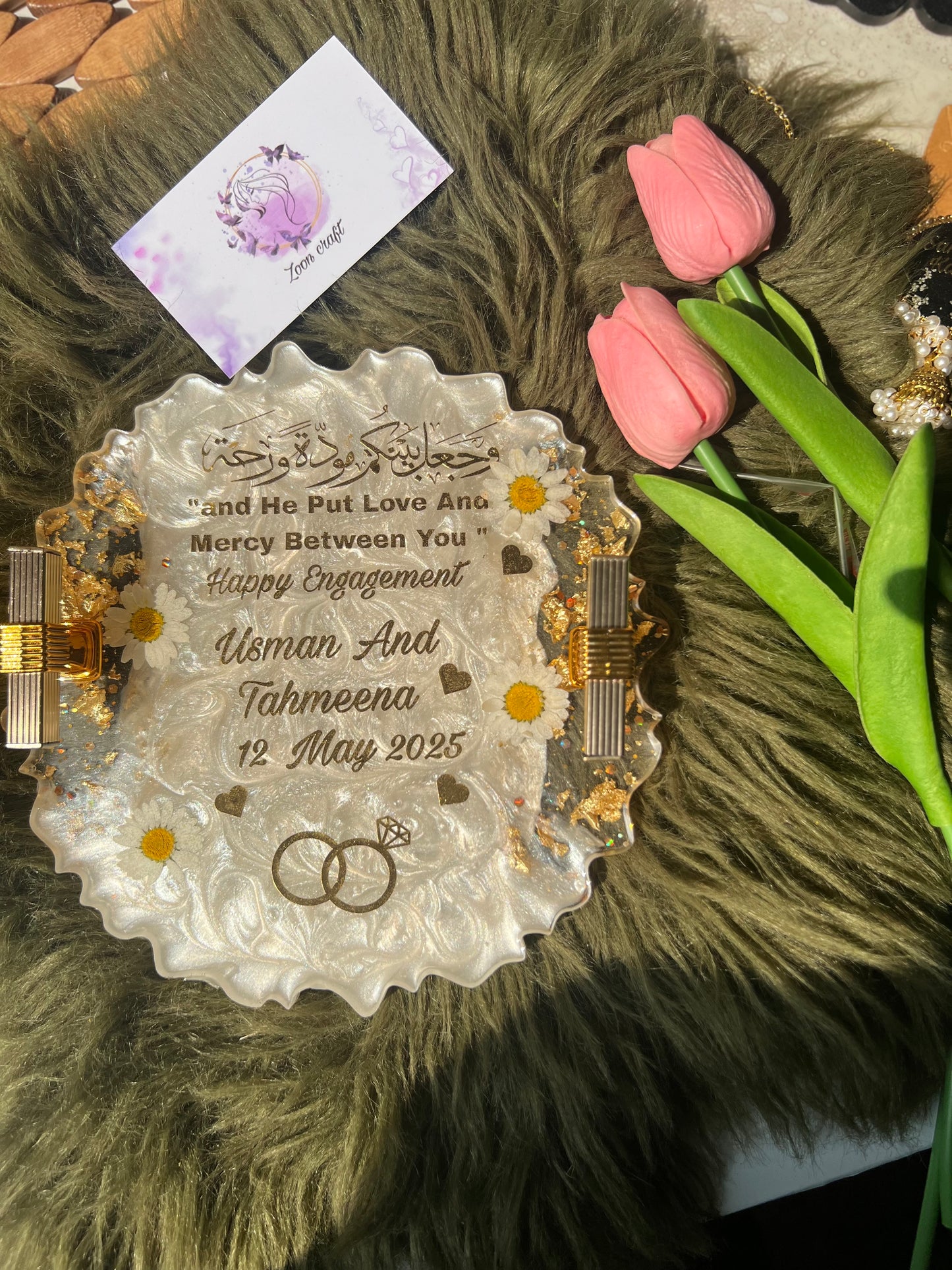The Yes Tray✨🫶🏻 - Resin engagement tray🥹
