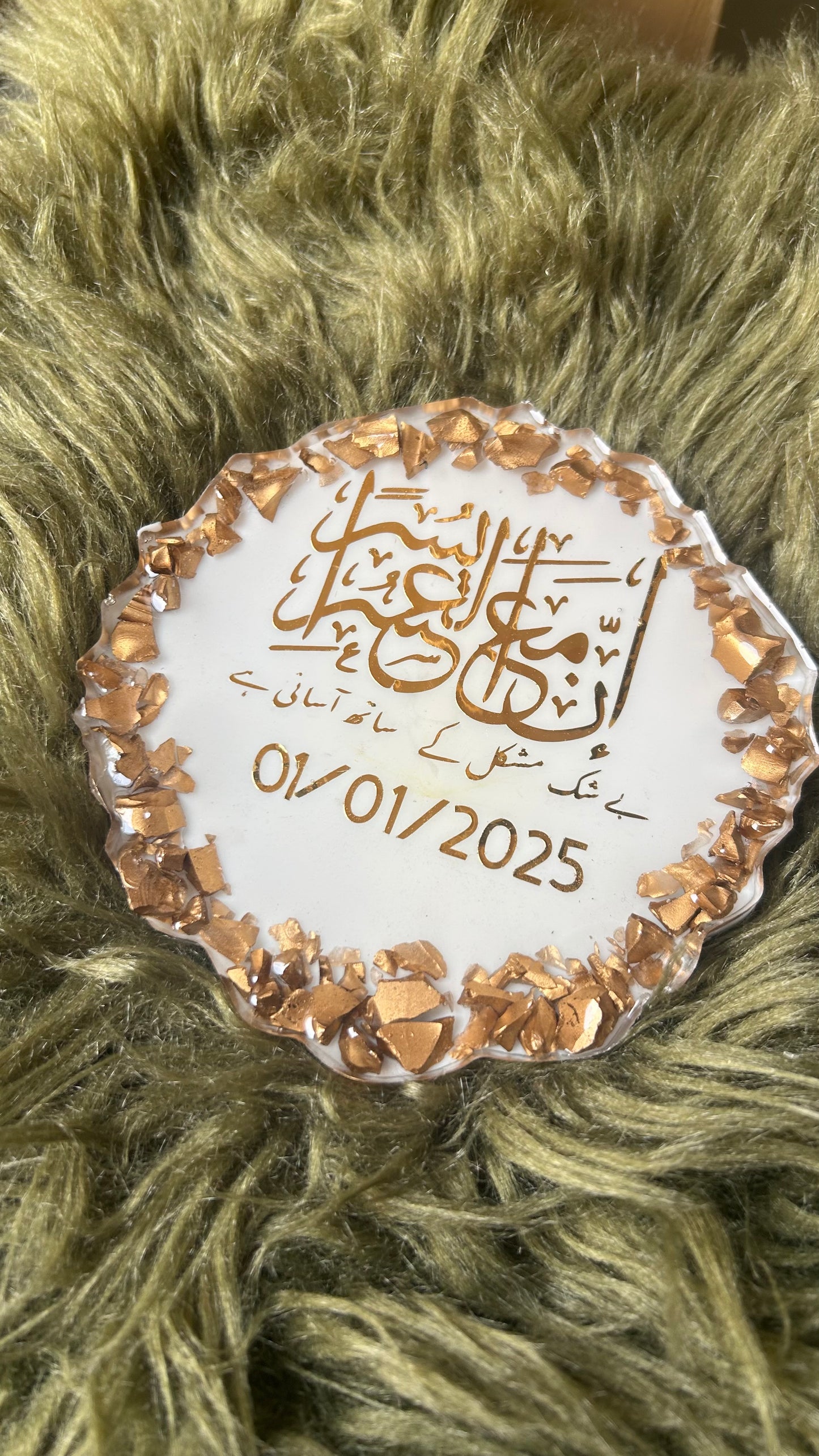 Sacred Script 🤍✨ - Resin Tray