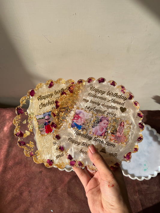 Wishing Bloom✨🦋Resin tray/Frame