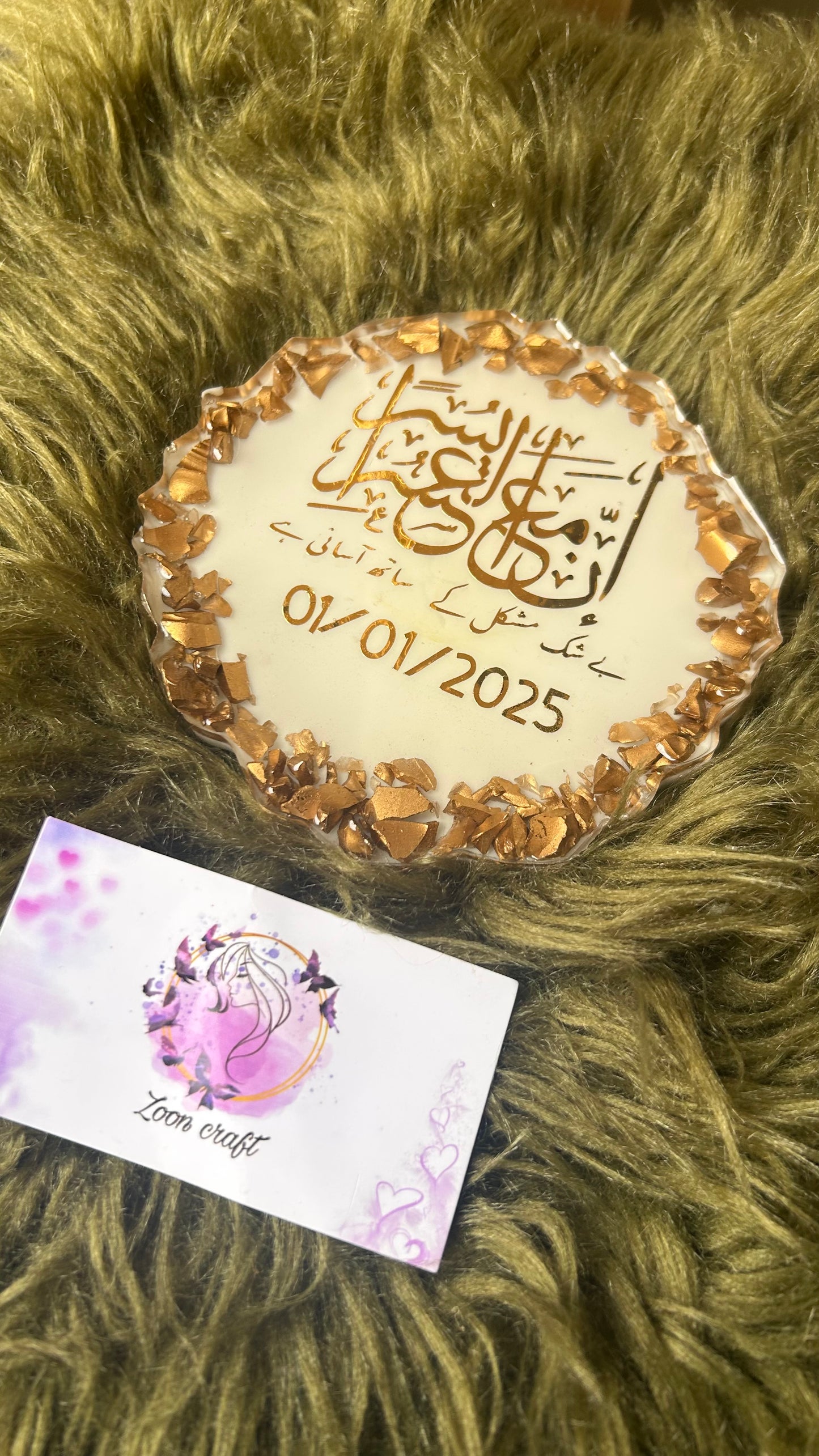 Sacred Script 🤍✨ - Resin Tray