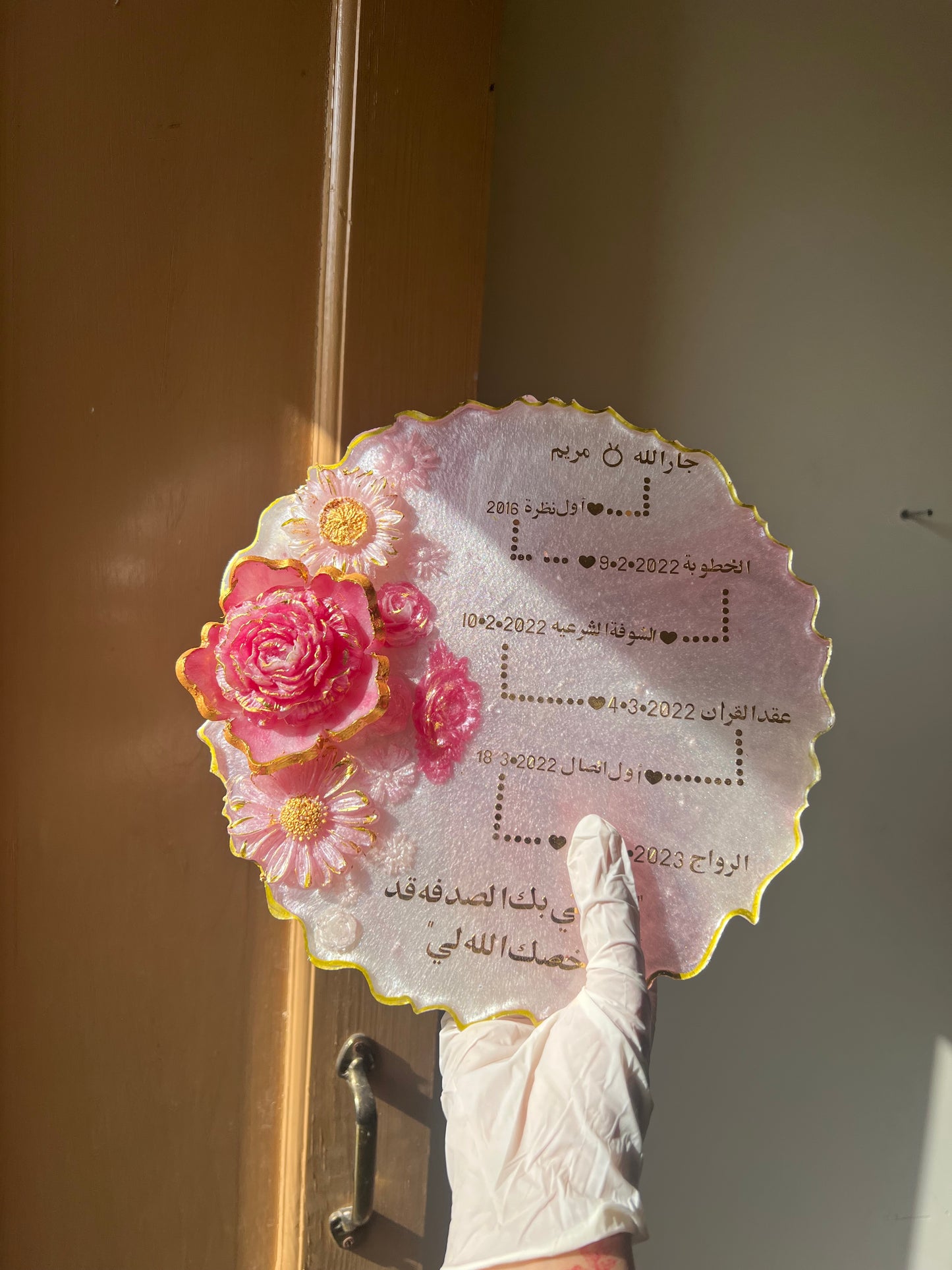 Floral grace✨🩷10 inch Tray/frame | Eternal Memory🥀